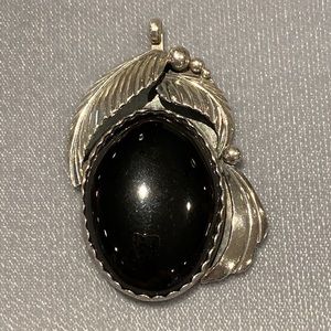 Sterling Onyx Pendant